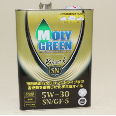 картинка MOLY GREEN BLACK/PREMIUM  SN/GF-5  5W-30  4л. от интернет-магазина "АВТОИМПЕРИЯ", 4989115090693