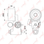 картинка Гидронатяжитель 13033-AA001/13033-AA002  SUBARU   ATU006J-36/ATU006J-45/ATU006J-44/ATU106J-1 LYNX от интернет-магазина "АВТОИМПЕРИЯ", 4905601084922