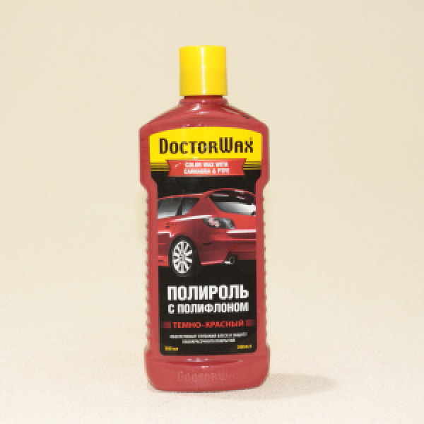 картинка Цветная полироль темно-красная с тефлоном 300 мл. от интернет-магазина "АВТОИМПЕРИЯ", 