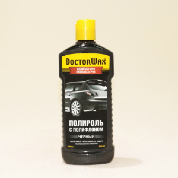 картинка Цветная полироль черная с тефлоном 300мл. от интернет-магазина "АВТОИМПЕРИЯ", 
