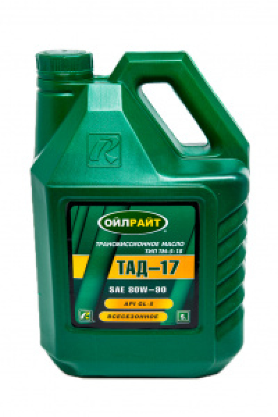 картинка Масло трансмиссионное Oil Right  ТАД-17 SAE (80W-90)  5л     от интернет-магазина "АВТОИМПЕРИЯ", 4606882005636