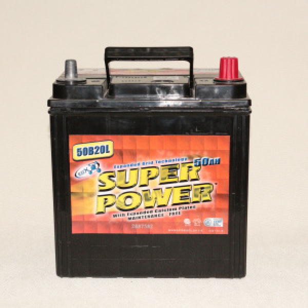 картинка Аккумулятор Super Power  50 а/ч (L) 50B20L от интернет-магазина "АВТОИМПЕРИЯ", 2000646507008