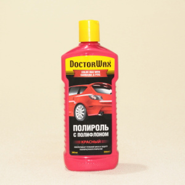 картинка Цветная полироль красная с тефлоном 300мл. от интернет-магазина "АВТОИМПЕРИЯ", 