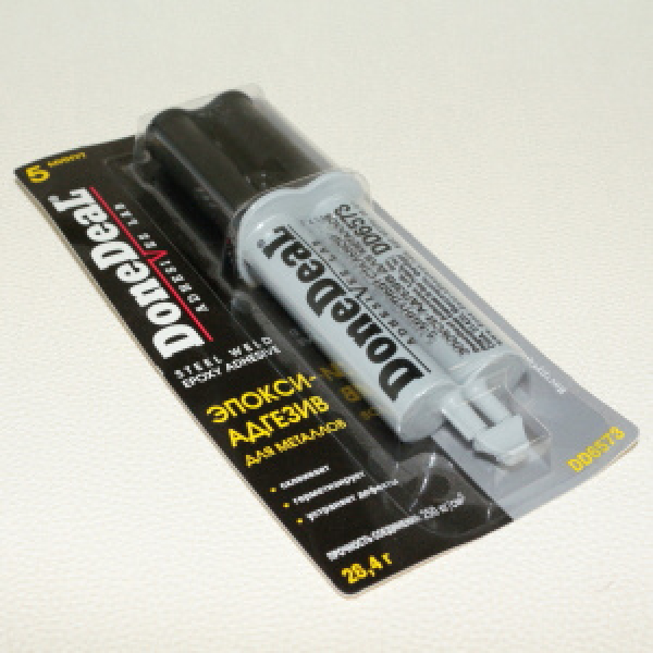 картинка 5-минутный  2-компонентный  эпокси-адгезив в шприце(цвет-серый). от интернет-магазина "АВТОИМПЕРИЯ", 