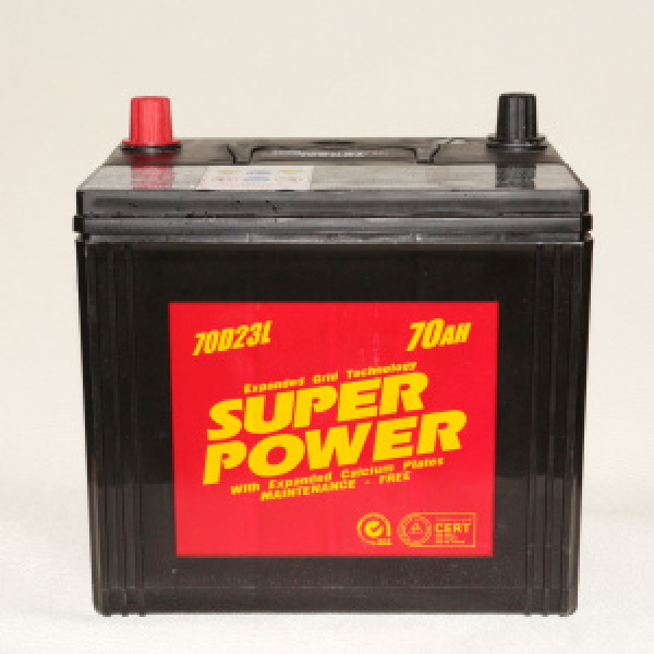 картинка Аккумулятор Super Power  70 а/ч (L) 70D23L от интернет-магазина "АВТОИМПЕРИЯ", 2200000241610